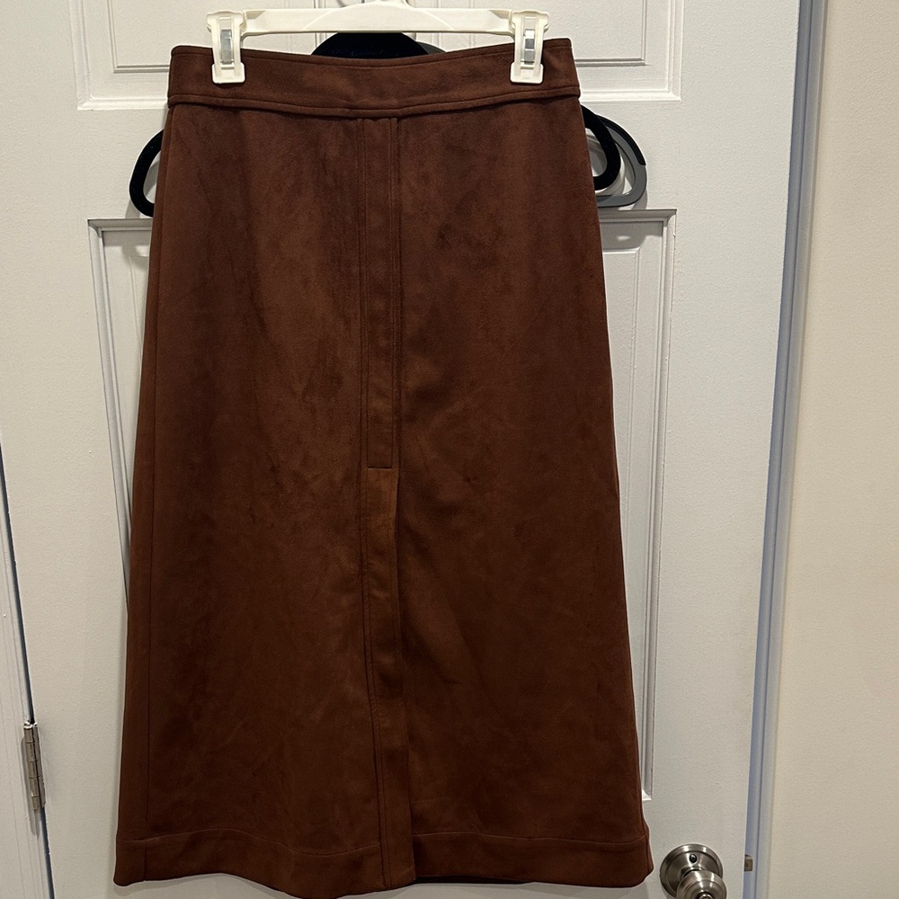Tuckernuck Brown Midi Skirt